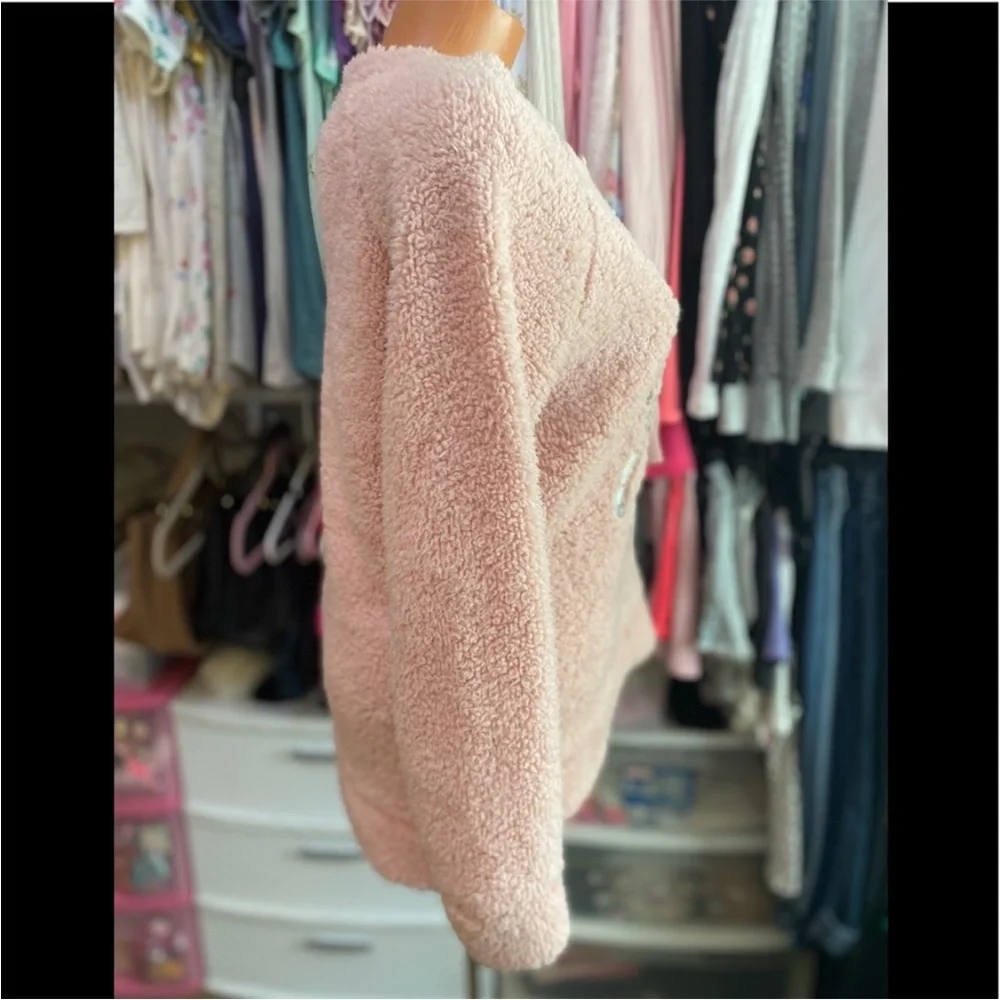 Cozy Pink Penguin Sweater